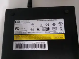 376 （筆電）全新未用 高階 HP External USB CD DVD R RW Drive【518819-001】5V 4A 外接式光碟機 售出無退