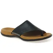 Gabor Lanzarote Toe Loop Womens Mules Black 4 Uk/37 Eu