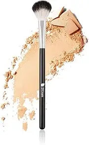 DUcare Highlighter Brush Fan Brush Setting Makeup Brush Blending Helps Lock in Foundation and Concealer 1Pcs Black