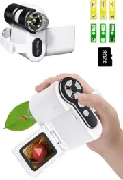 Microscope for Kids - 1000X Portable Handheld Kids Mini Microscope | Telescope