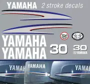 YAMAHA 30hp 2 stroke outboard decals