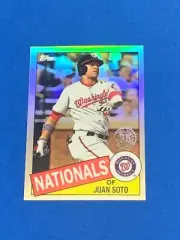 2020 Topps Baseball 35th Anniversary Refractor of Juan Soto (Nationals)!!!
