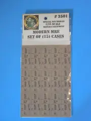 1/35 Modern MRE cases/box (set of 15) M1A1 Abrams M-ATV MRAP MaxxPro MRAP M1A2