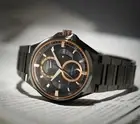 Citizen Eco-Drive BU0065-64E Attesa Moonphase Super Titanium Black Men's Watch