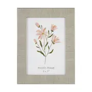 Linen Look Photo Frame - 5in. x 7in. (13cm x 18cm), Brown
