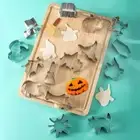 15PCS Pumpkin Halloween Cookie Cutter Stainless Steel Biscuit Embosser Kitchen