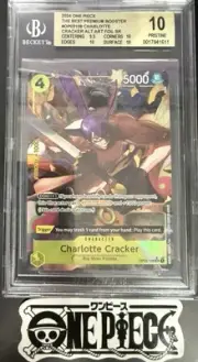 BGS 10 One Piece OP03-108 SR* Charlotte Cracker Alt Art - English - PRB01-Graded