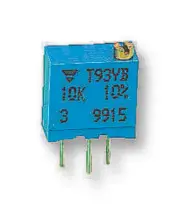 TRIMMER, POTENTIOMETER, 10K, 23TURN, THD, Trimming Resistors, T93YB103KT20