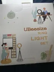 Ubeesize UB-DR121BK-new 12'' Ring Light with 62'' Selfie Stick Tripod LED Rin...