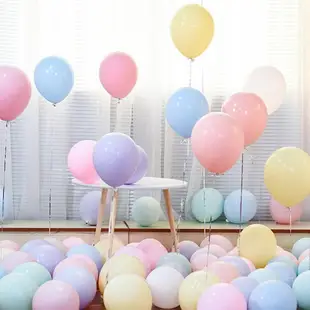 馬卡龍糖果色氣球生日派對氣球婚禮裝飾氣球告白氣球創意結婚用品