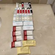 Huge Lot 31 NEW trial size soap lotion shampoo Neutrogena Matrix Crabtree Evelyn