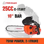 TDKMAN 25CC Petrol Chainsaw Chain Saw 10" Inch Bar Tree Log Pruning Pruner