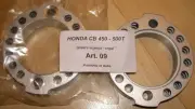 Honda CB450 500T Cappellini # 09 pair of exhaust pipe clamps in special alloy