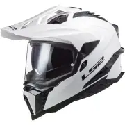 MX701 Explorer Solid White 06 Adventure Helmet