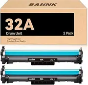 Compatible Drum Unit Replacement for HP 32A CF232A Drum Compatible for HP Pro M148dw M203dw M227fdw M118dw M148fdw M227fdn Printer (Black, 2-Pack)