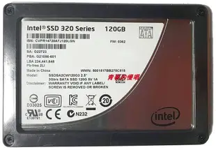 【限時下殺12.27】議價intel 英特爾 320 120GB SATA 270 MB/s MLC 120G SSD