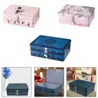 with Lock Key Tinplate Box Multi-purpose Sundries Storage Container