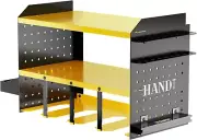 Power Tool Organizer Wall Mount Drill Holder Garage Storage Rack Pegboard Screwd