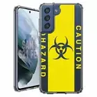 For Samsung Galaxy S20 S21 S23 S24 FE 5g TPU Case+Glass(Bio-Hazard)