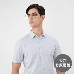 GIORDANO 男裝天然凉感短袖襯衫 01044214