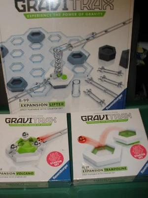 NEW Sealed Gravitrax 8-99 Expansion Lifter, Volcano, Trampoline Ravensburger