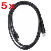 5x 6FT USB Cable for Honeywell HHP 3800G 4600G 4620G 4820G Barcode Scanner