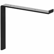 Knape & Vogt RP-201SL-12BK Silverton Style Decorative Shelf Brackets, Black,
