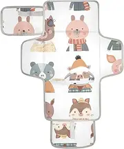 Reusable Diaper pad with Tissue Pocket Waterproof Changing pad for Baby for Girl & Boy