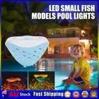 Fountain Projector Light Fish Pattern Floating Night Lights for Disco Pool Party