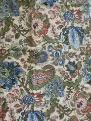RARE Vintage F Schumacher Home Decor Fabric MONTENEGRO Pattern (by the yard)