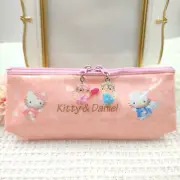 Sanrio Hello Kitty Pencils Bag Case Kitty & Daniel Angel Charm Bag Vintage RARE