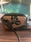 NWT COACH CZ769 Jamie Camera Bag in Signature Canvas & Leather with Bow Print
