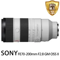 在飛比找momo購物網優惠-【SONY 索尼】FE 70-200mm F2.8 GM O