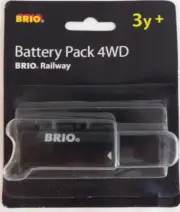 BRIO BATTERY PACK 4WD MODEL RAILROAD ENGINE 4DW TOY TRAIN ENGINE PART NIP SEALED