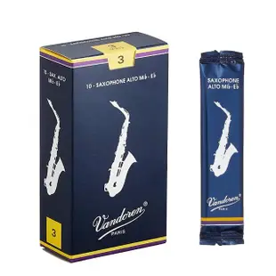 【Vandoren】A-V5 Traditional 中音薩克斯風竹片 10片裝 公司貨(Alto SAX Reeds)