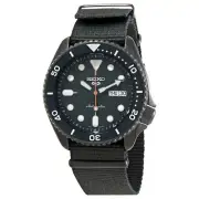 Seiko 5 Sport Automatic Green Dial Green Nylon Strap Men's Watch SRPD77