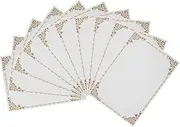 VALICLUD Diploma Certificate Paper 10pcs Blank Sheets A4 Size for Custom Printing Decorative Purposes