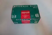 Vintage Box 10 Maxell Cassette Tapes UR 46 Blank Brand New