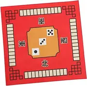 Kisangel Mahjong Mat Microfiber Table Cover Non Slip Board Game Protective Cover Mahjong Game Mat for Home Desktop for Poker