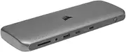 CORSAIR TBT200 Thunderbolt™ 4 Dock - Up to 96W Power Delivery - 4X Thunderbolt 4 Ports - Thunderbolt Dock Utility - 4X USB Type-A Ports - USB Type-C Port - SD 4.0 Card Reader - 2.5Gb Ethernet Port