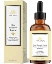 Joyal Beauty Organic Timeless Skin Renewal Serum for Face Skin Eyes. Best Intensive Firming Renewing Resurfacing Solution to Get Your Baby Soft Skin. Enriched with Honey, Royal Jelly, Bee Propolis.