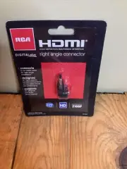 RCA DHRAF HDMI Right Angle Adapter, 2 Way Connector New In Packaging