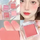 Powder Blusher Highlight Monochrome Powder Blusher Cosmetics Waterproof ▽