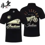 INDIAN機車俱樂部訂製短袖ROADMASTER CHIEF BOBBER DARK HORSE騎行POLO襯衫