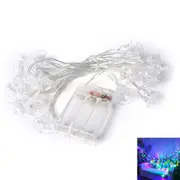 Christmas Bells String Lights 20LEDs Jingle Bell Lights Xmas Fairy Lights for Wedding Party Decor-Multicolor