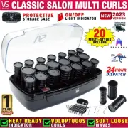 Classic Salon Hair Curlers Heated 20 Rollers Setter Multi Curls Vs Sassoon