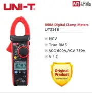 UNI-T TRMS Digital Clamp Meter NCV Multimeter VFC ACC 600A 400HZ Measure UT216B