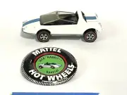 1969 RED LINE Hot Wheel JACK RABBIT SPECIAL - Very Nice !! with Button