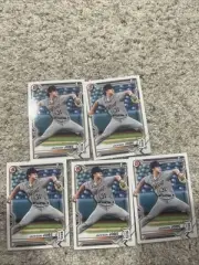 2021 Bowman Draft Jackson Jobe 5 Card Prospect Lot Qty