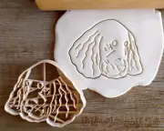 English Springer Spaniel Dogs Face Body Cookie Cutter Pet Animal Dog